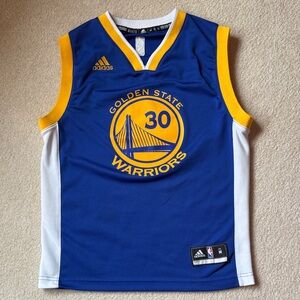 Kids Steph Curry #30 Warriors Jersey